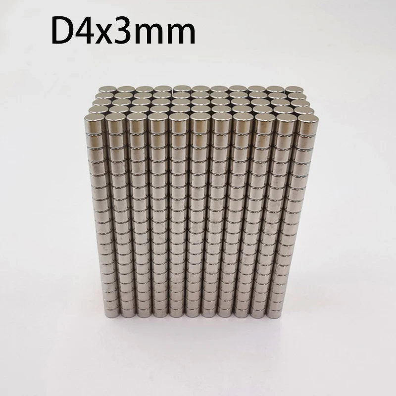 50 Stück 4 x 3 mm kleine Magnete – starke runde Scheibe für Whiteboards, Bilder und Magnettafeln – Detail 2
