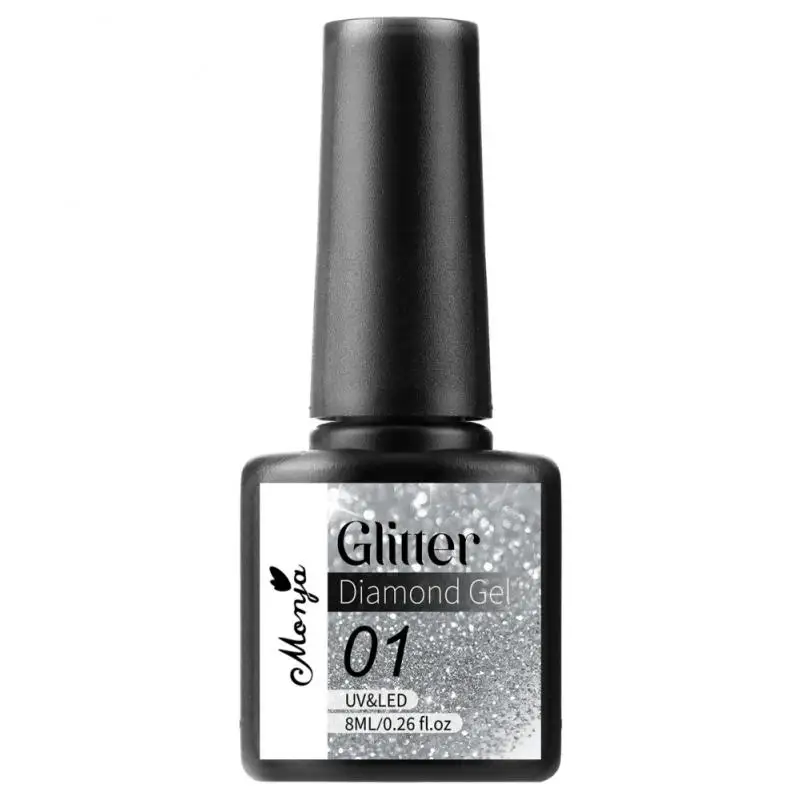 14g lakiery żelowy lakier do paznokci półtrwałe błyszczące świecące do Manicure artystyczny Design dekoracji UV podkład Top Coat paznokci