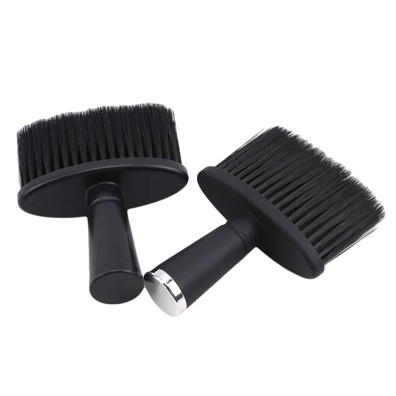 1/2pcs Professional Soft Neck Face Duster Brush Barber Hair Clean Hairbrush Beard Brush Salon Cutting Hairdressing Styling Tool