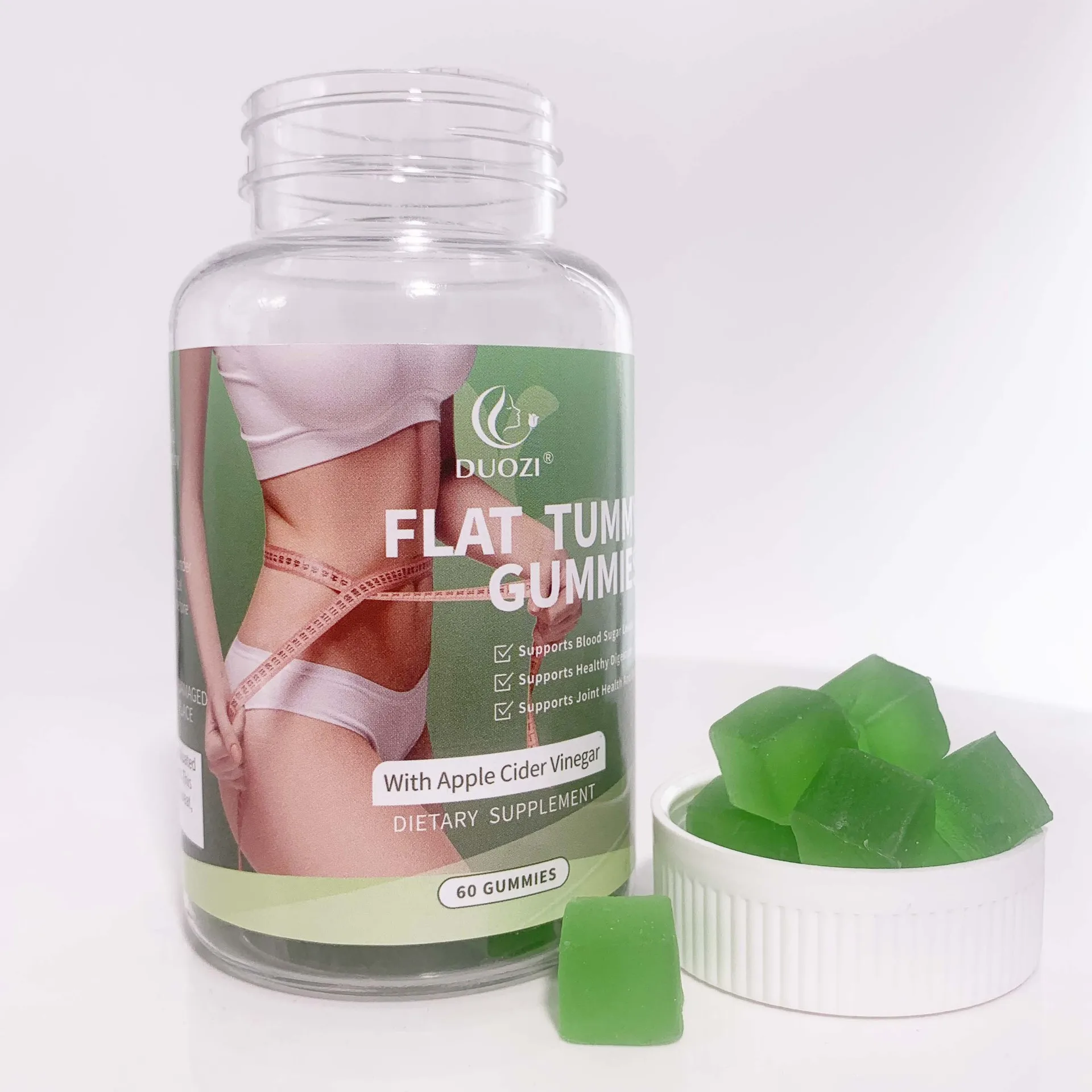 1 bottle of flat abdominal tablets improves intestinal function suppresses appetite burns fat enhances metabolism Health food