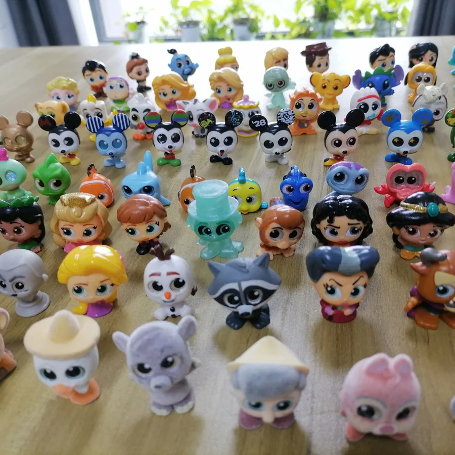 Doorables Collezionismo Bambole con occhi di vetro rari Serie 4 5 6 Figurine Disney Action Figures di cartoni animati Regali di compleanno per bambini