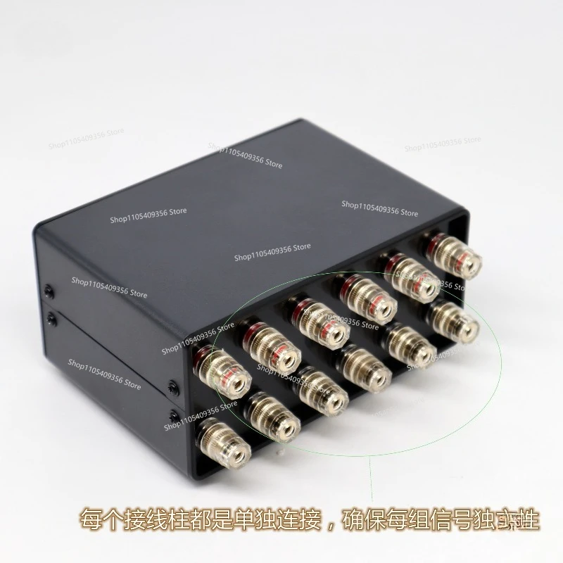 For Power Amplifier Speaker Switch, Output Selector 2 Input 1 Output/1 in 2 Out, Audio Switcher