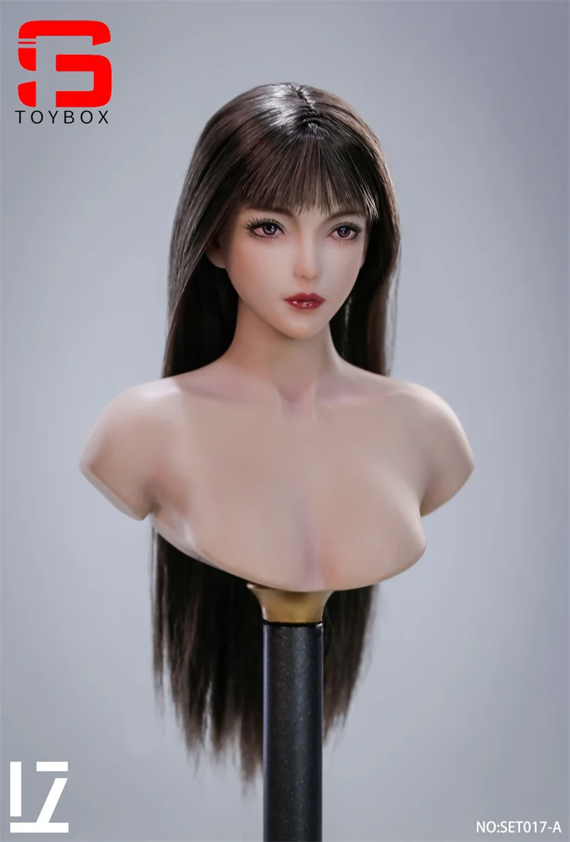 【2024 Q4】LZ TOYS SET017 1/6 Seiya Long Hair Head Sculpt Carving Model Fit 12'' Female Solider Action Figure Body