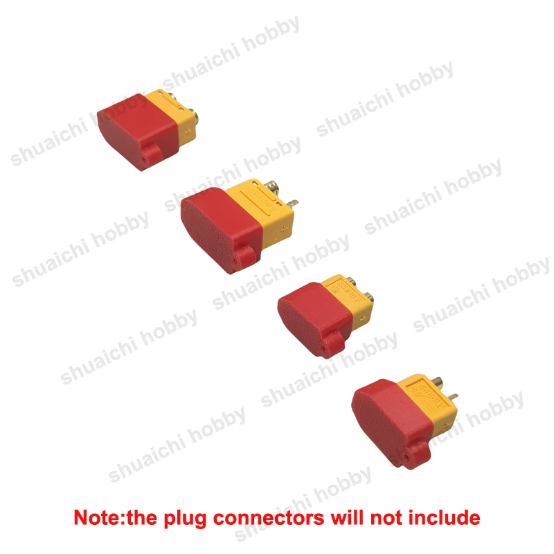 10PCS AMASS XT60/XT90 Wasserdichte Stecker Mantel Abdeckung Batterie Ende/Gerät Schutzhülle 3D Gedruckt TPU Teile für RC Drone Modell