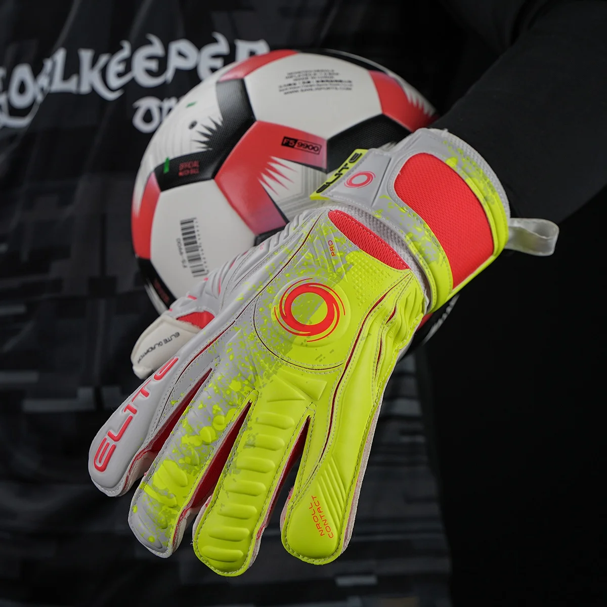 

Элитные спортивные вратарские перчатки с защитой пальцев, износостойкие футбольные перчатки для взрослых для мужчин, спортивные товары для фанатов Fitn