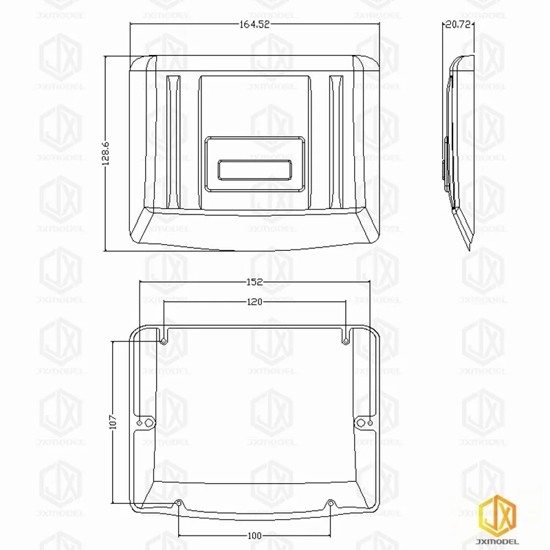 JXmodel Metal Simulation Low-roof Cab Decoration for 1/14 Tamiya RC Truck MAN F2000 Car