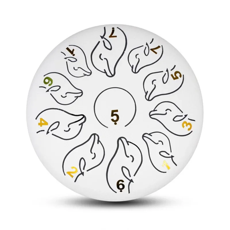 

Steel Tongue Drum 6 Inch 11 Tone Handpan Ethereal Drum Portable Mini Music Drums Children Musical Instruments Yoga Meditation
