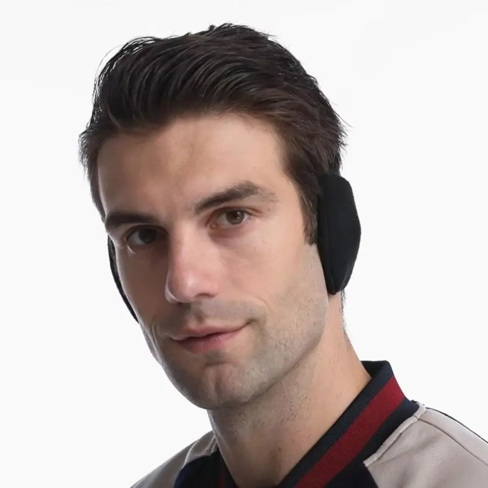 إكسسوارات عصرية من الصوف المنفوش بدون أشرطة لتدفئة الأذن لحماية الأذن غطاء للأذنين مقاوم للرياح أغطية أذن ناعمة دافئة للشتاء