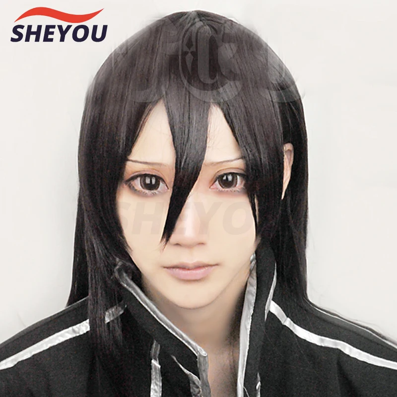 Sword Art Online GGO Kirigaya Kazuto Kirito 100cm Long Chocolate Color Heat Resistant Cosplay Costume Wig