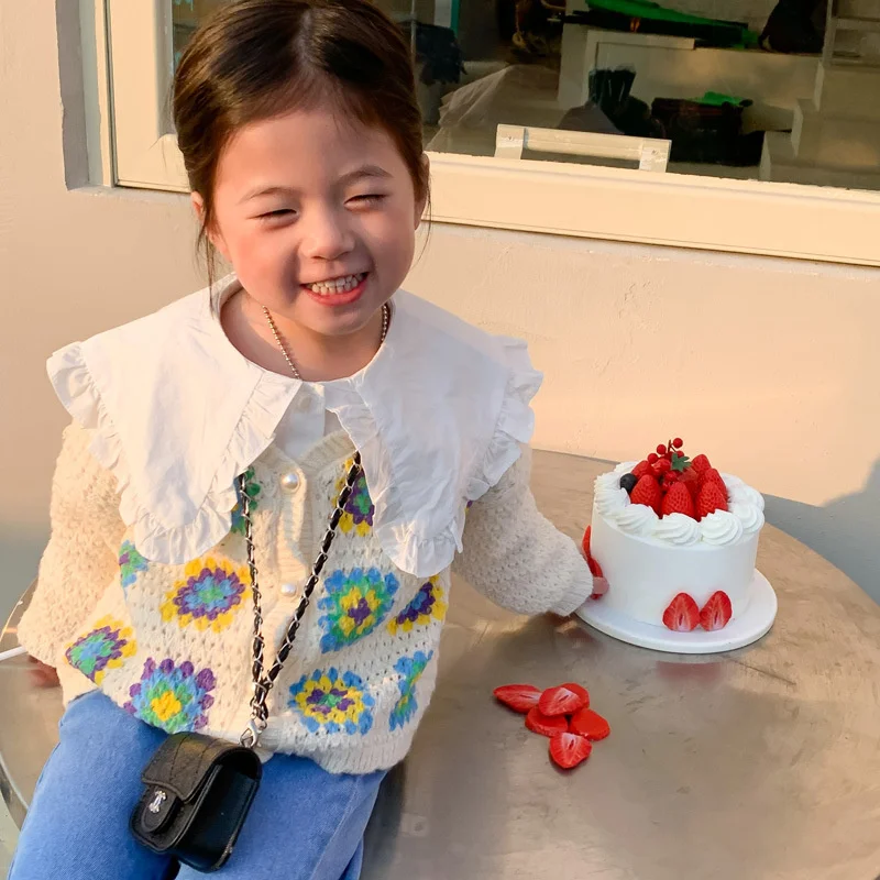 

Girls Baby's Kids Coat Jacket Outwear Cotton 2022 Knitting Spring Autumn Overcoat Top Outdoor Party Teenagers Children's Clothin