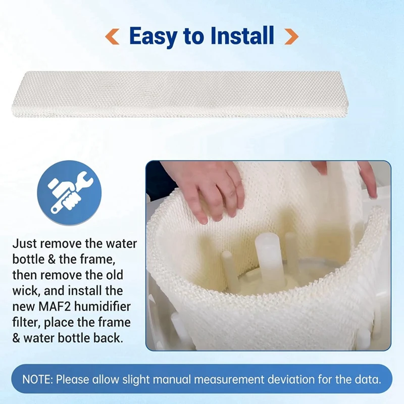 A44F-4 Pack Humidifier Wicking Filter สําหรับ Kenmore/AIRCARE/Moistair MAF1 MA0950/MA1200