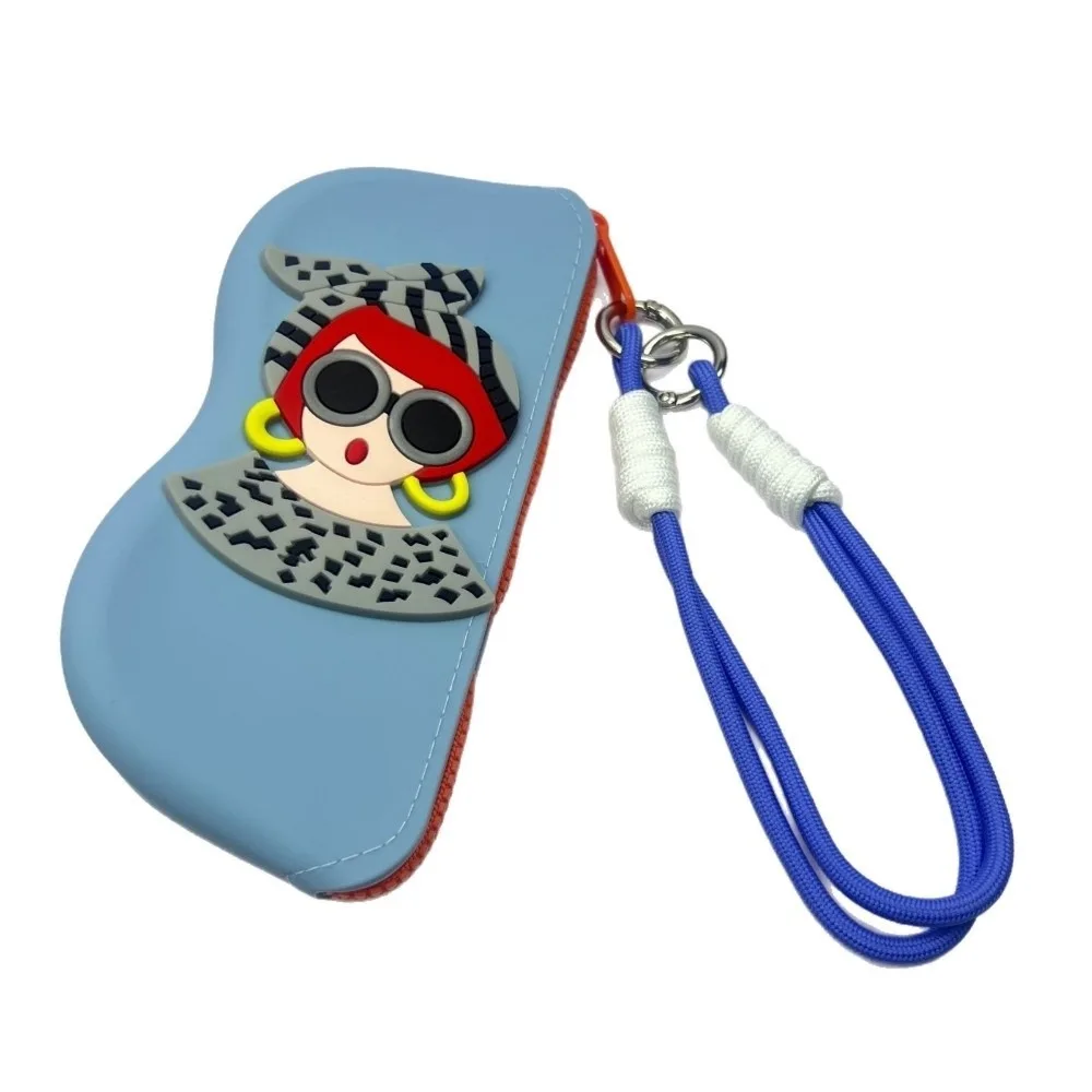 

Multifunctional Silicone Glasses Bag Dustproof Cartoon Silicone Eyeglasses Case Cosmetic Bag Coin Purse Small Items Bag Travel