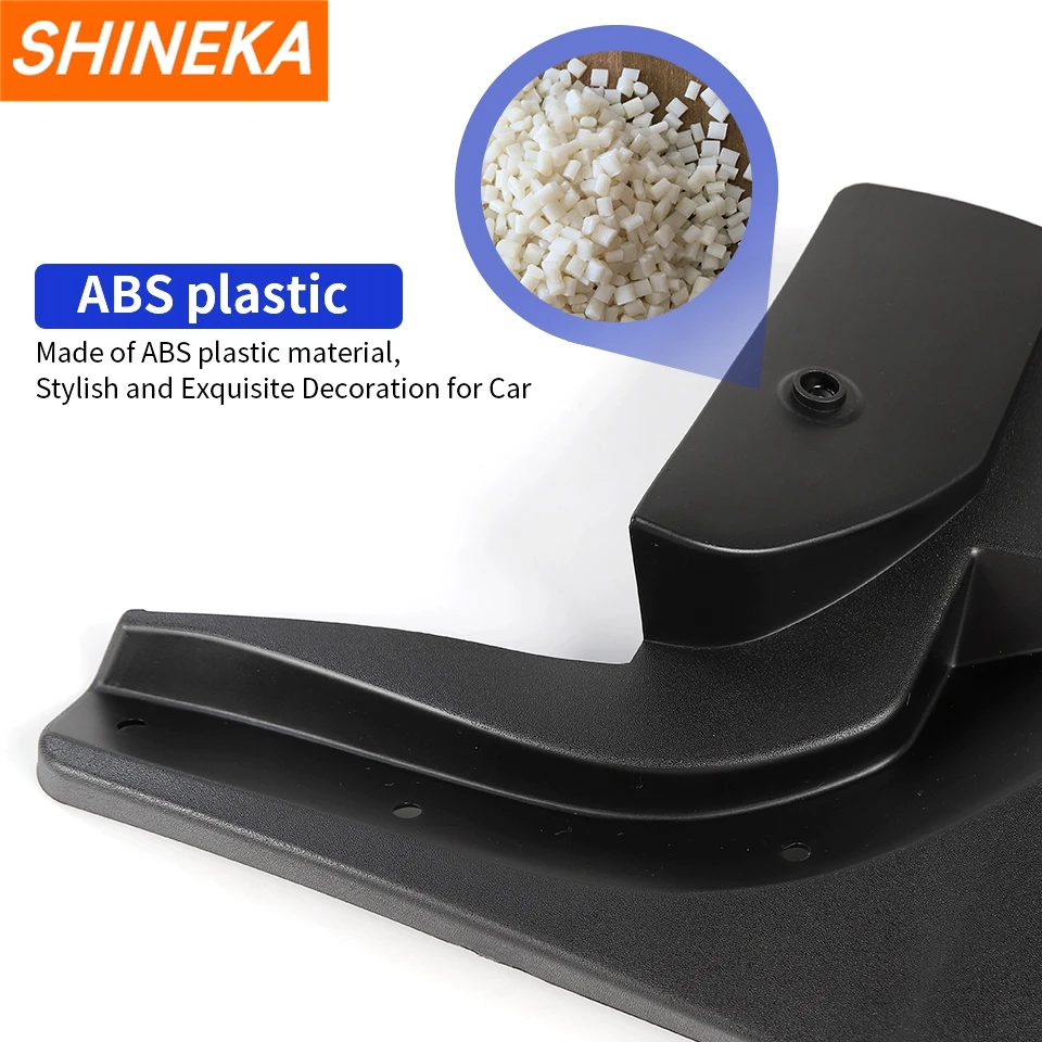 SHINEKA Mudguard For Jeep Wrangler JL Sahara 2018-2023 Up Front Rear Mudflaps Mudguards Splash Guard Fender Exterior Accessories
