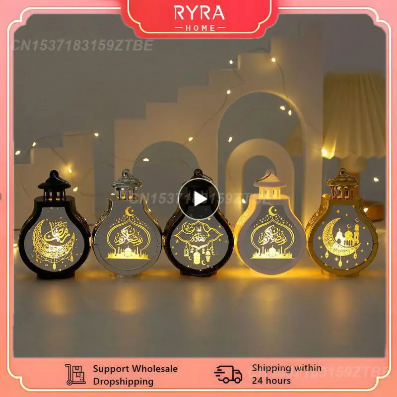 Arabic Lantern Convenient Unique Design Holiday Decoration Exquisite Craftsmanship Arabic Style Decorative Lighting Candle Cozy