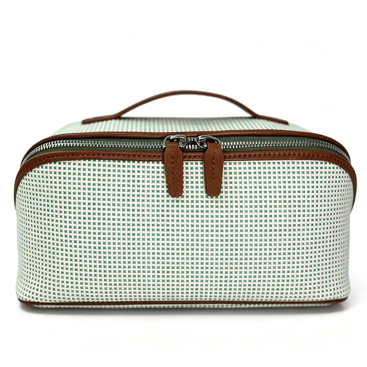 Neue Damen-Kosmetiktasche aus Canvas, hochwertigem Leder, große Reisehandtasche, Organizer, Damen-Toilettentasche, Luxustasche – Detail 25