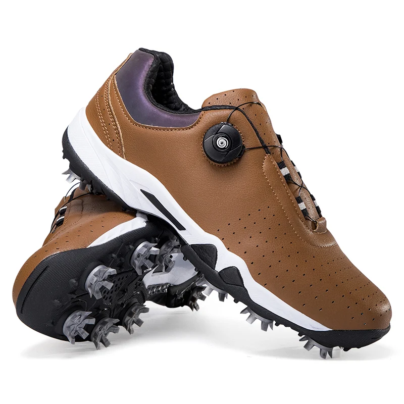 Nuove scarpe da golf professionali Scarpe da ginnastica da uomo Scarpe da ginnastica da golf da uomo per allenamento da golf di grandi dimensioni per uomo