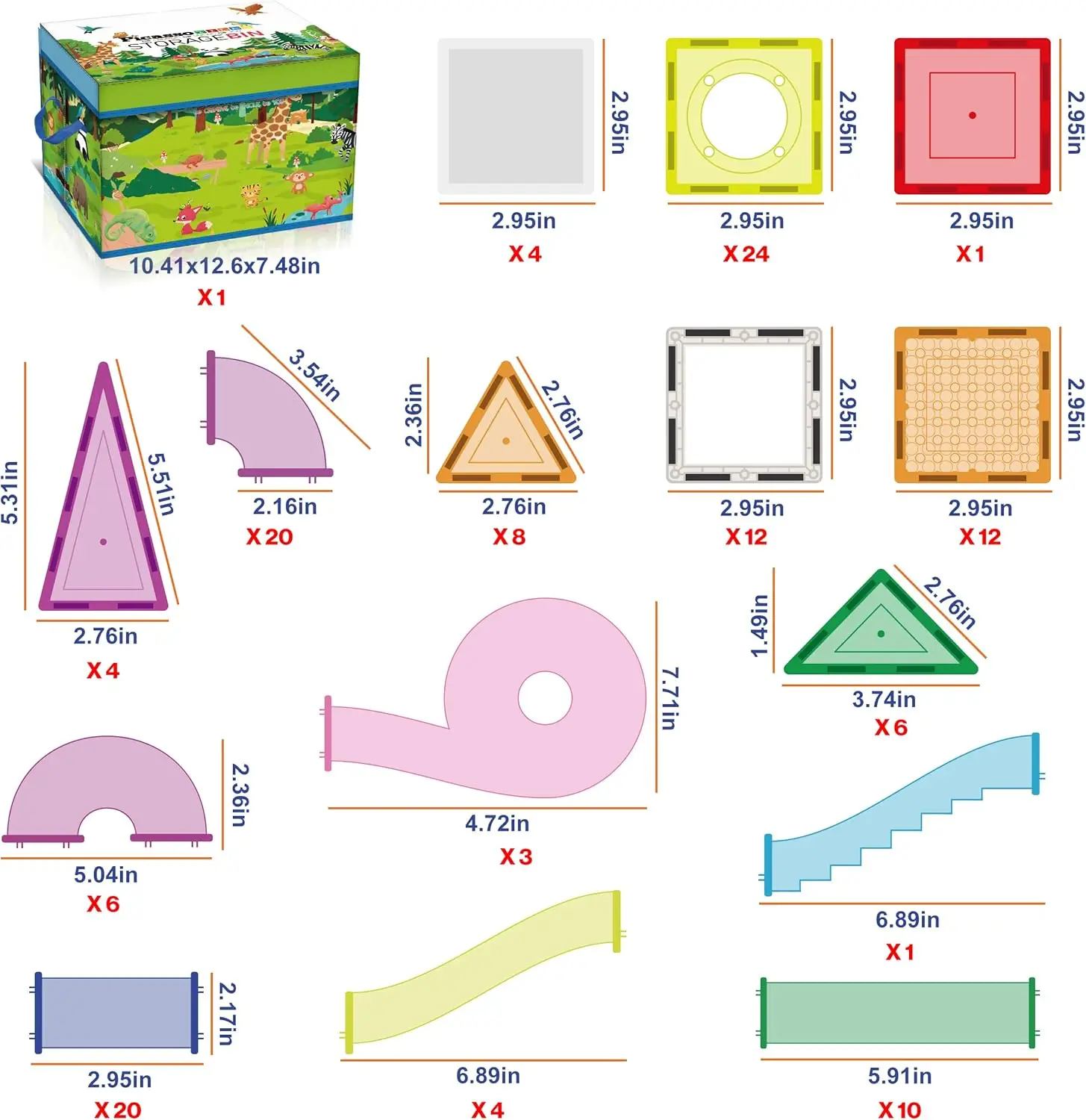 700 ชิ้น Marble Run กระเบื้องแม่เหล็กและอิฐ Combo แม่เหล็กกระเบื้อง Building Blocks Construction เด็กวัยหัดเดินของเล่นชุดถังเก็บ
