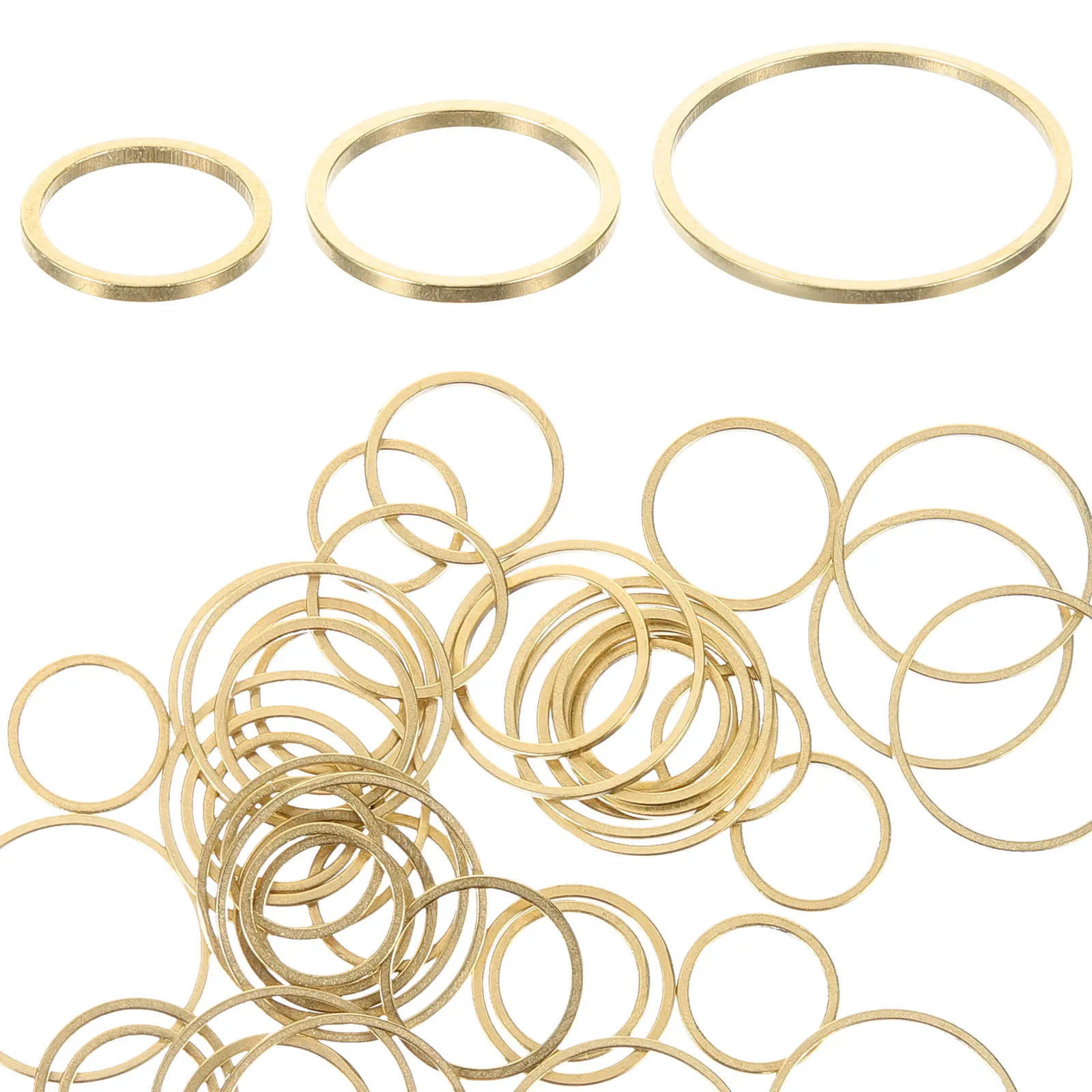 

60Pcs Copper Earrings Pendant Charms Unique Design DIY Jewelry Making Supplies Necklace Bracelet Keychain Accessories for Women