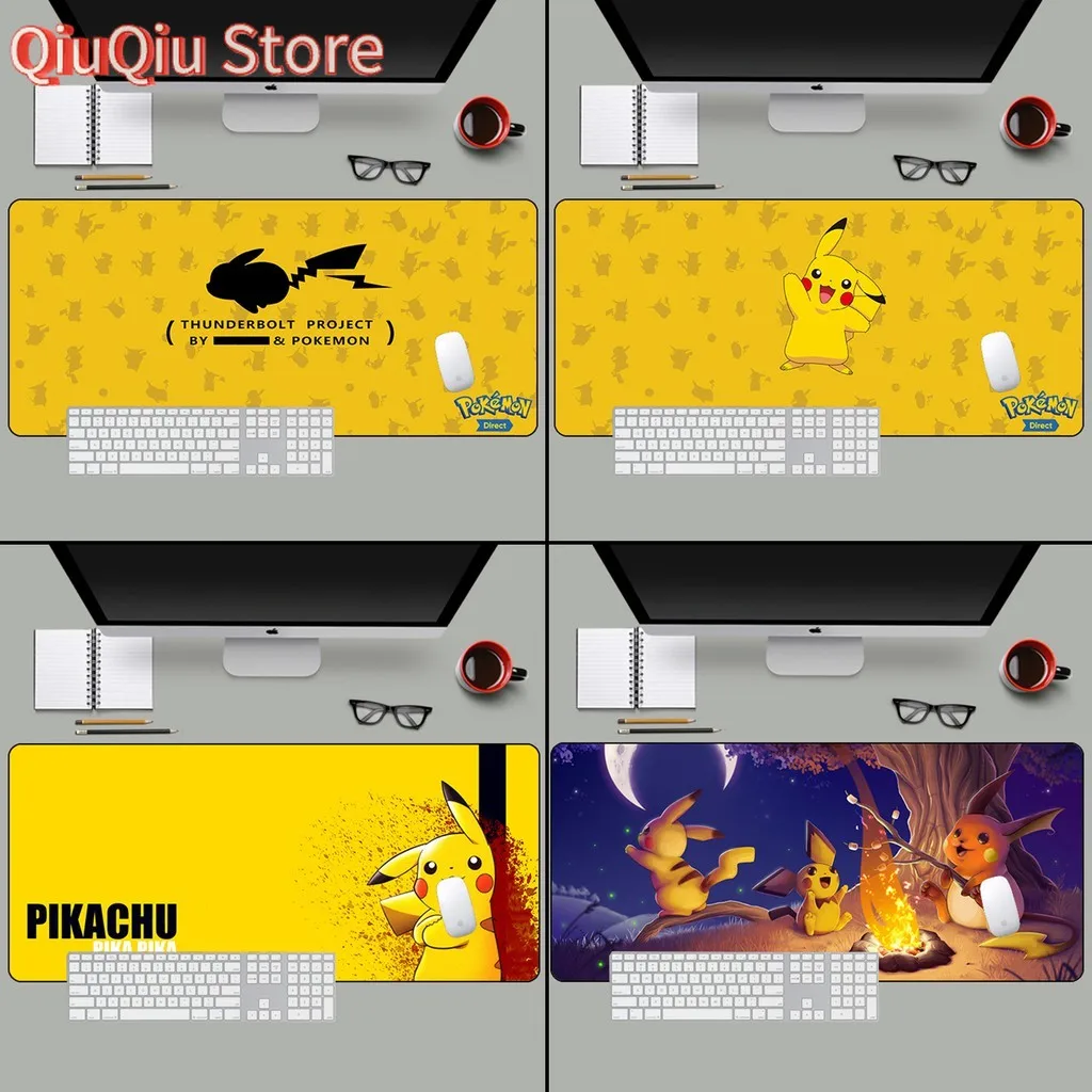 

Pokemon Pikachu Mouse Pad Plus Size Mouse Pad Gaming Mouse Pad Table Mat Large Size Waterproof Non-Slip Rubber Base and Durable