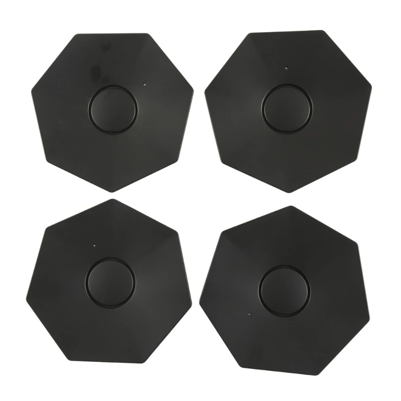 4PCS Full Coverage Wheel Center Hub Caps for Car Protects Against Dust Moisture