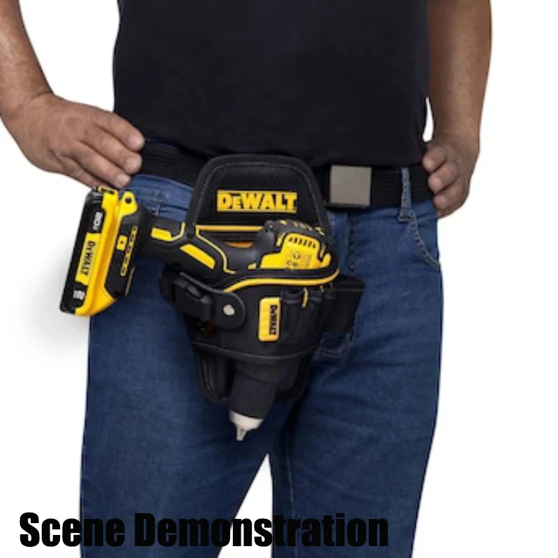 DEWALT Original DWST83486-1-23 Compact Drilling Bag 6 bags Tool Bag Lightweight Wearing Major Part Waist bag Carpentry Specific