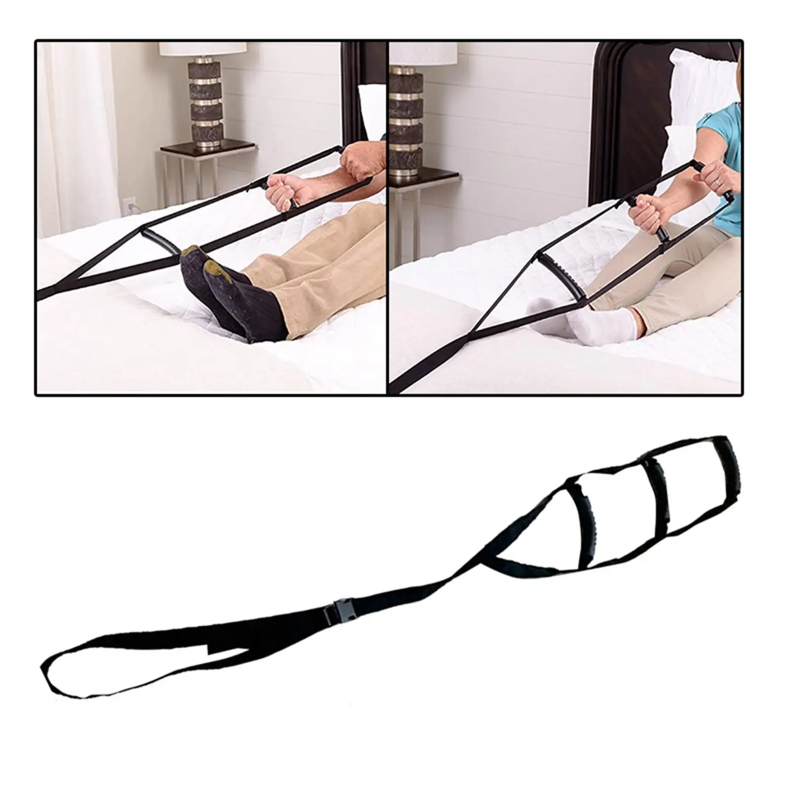 Bed Ladder Assist Strap Hoist Portable Adjustable Comfortable for Senior