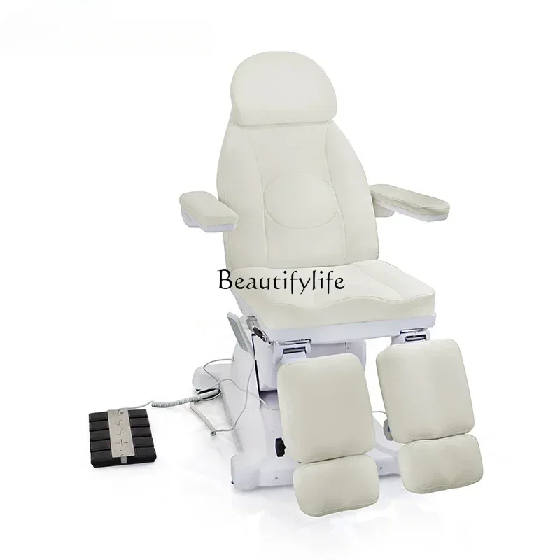 Electric Foot Leg Care Care Bed Rotatable Seat Adjustable Leg Support Beauty Pedicure Chair