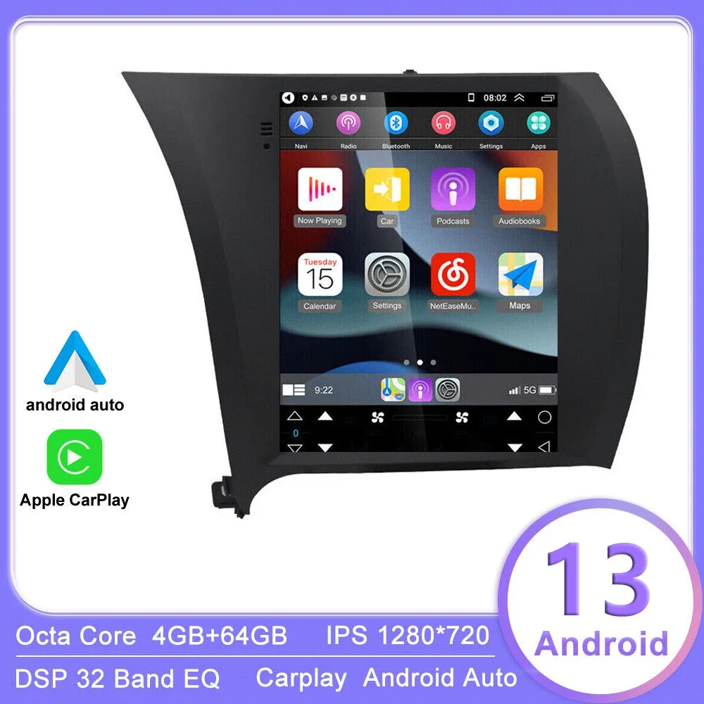 

2 din Android13 Auto wireless Carplay GPS For Kia Cerato K3 2013-2015 2016 2017 Car Radio Multimedia Player 2din Vertical Screen