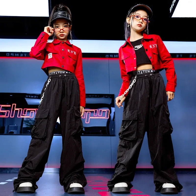 Costume de danse Jazz Hip Hop pour enfants, modèle de scène, beau Costume de fille, vêtements de défilé de mode