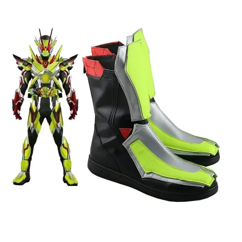 Kamen Rider 02 Cosplay Boys's and Girl's Performance Shoes, Animation Cos Boots Customization