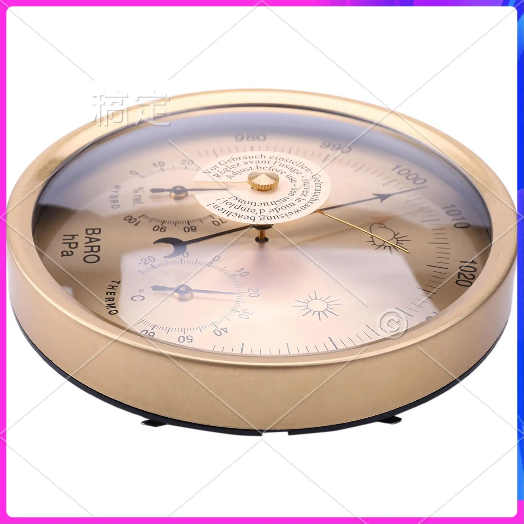 T24C Barometer Thermometer Hygrometer Wall Mounted Household Weather Station