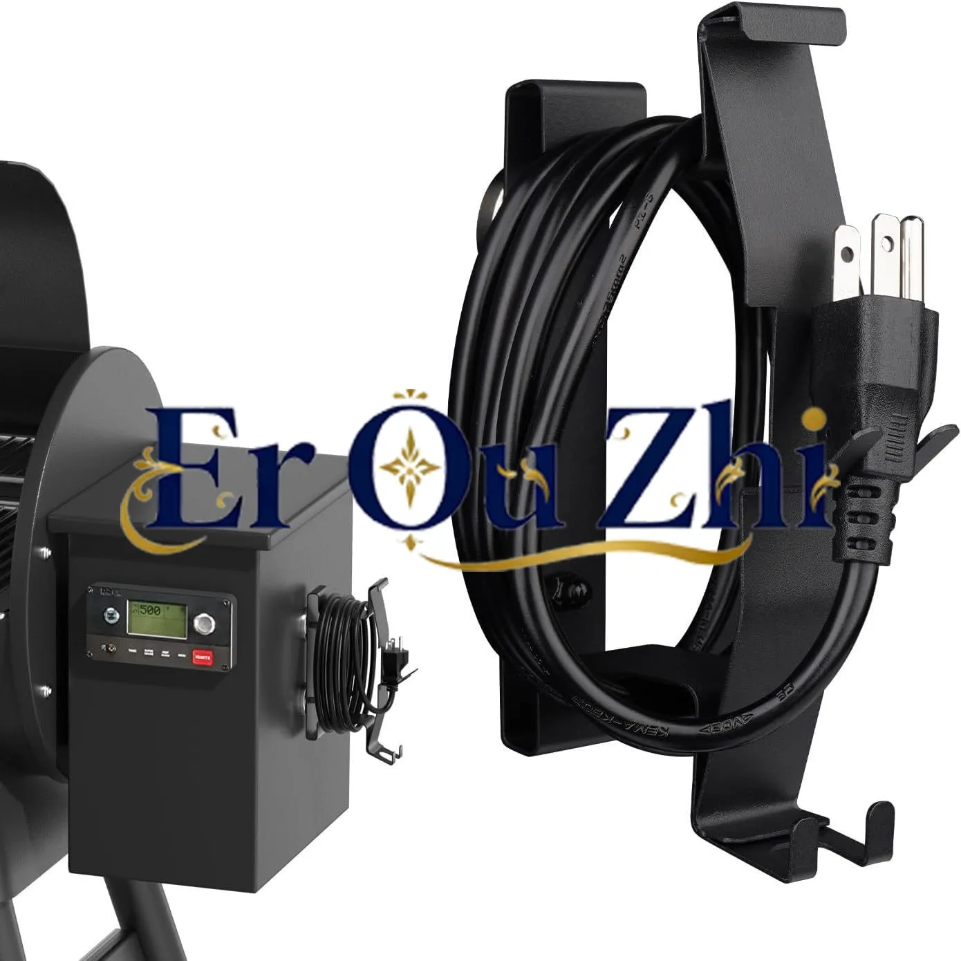 Grill Winding Device, Source Fixed Wire Clamping Device, Kitchen Finishing and Storage Data Wire Winding Device