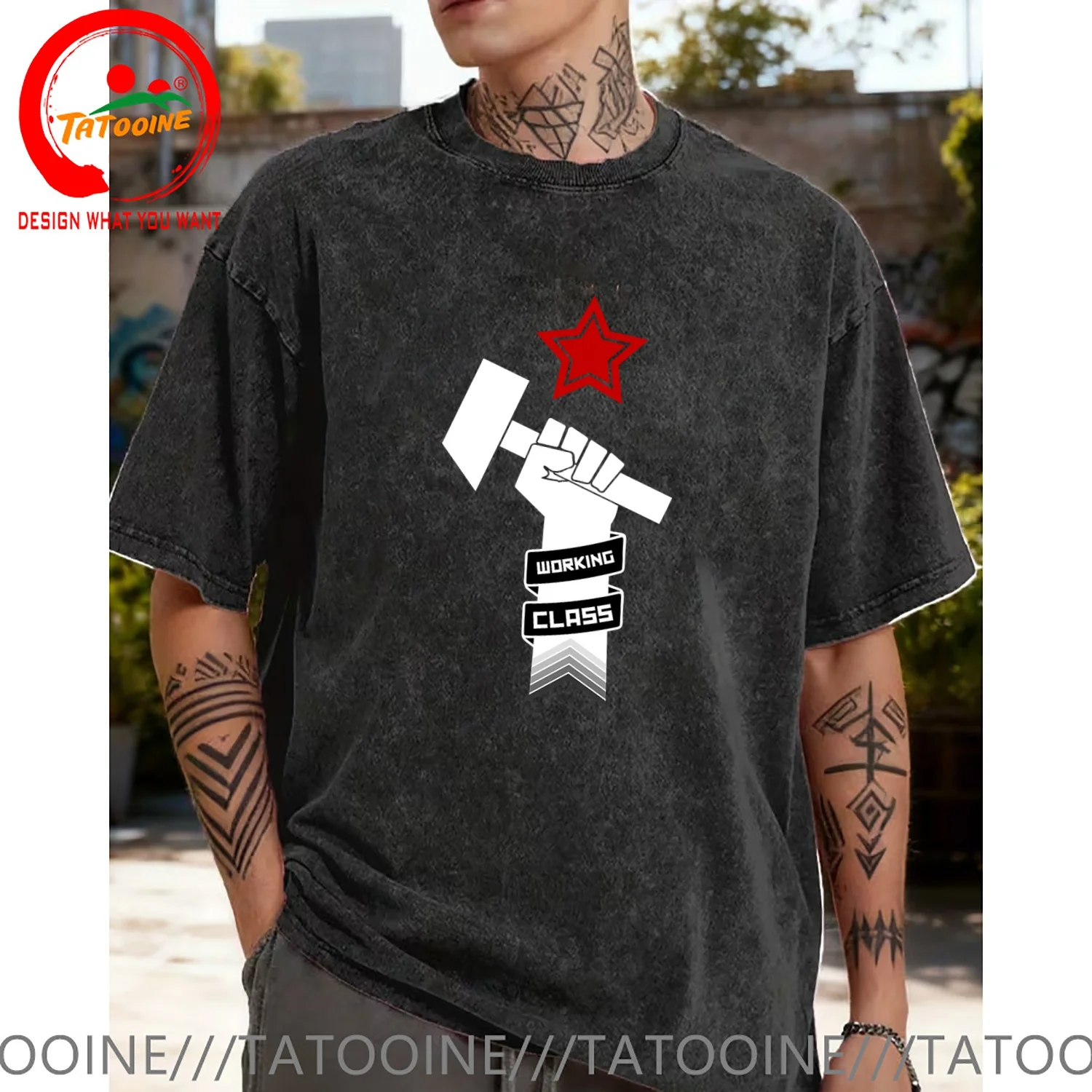 Funny Design Proletariat Russia USSR Soviet Union CCCP Raised Fist of Protest - Working Class  SRed Doublet Men Fashion Trendy