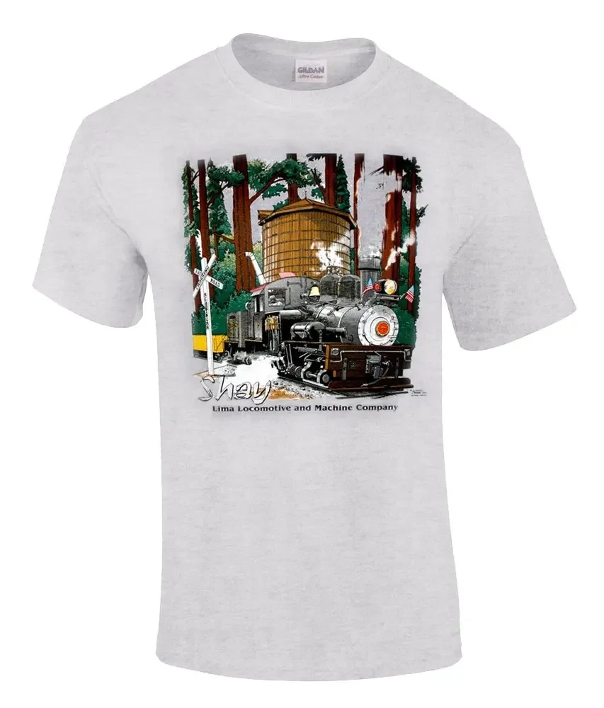 T-shirt Shay Authentic Train avec locomotive et voie ferrée [127]