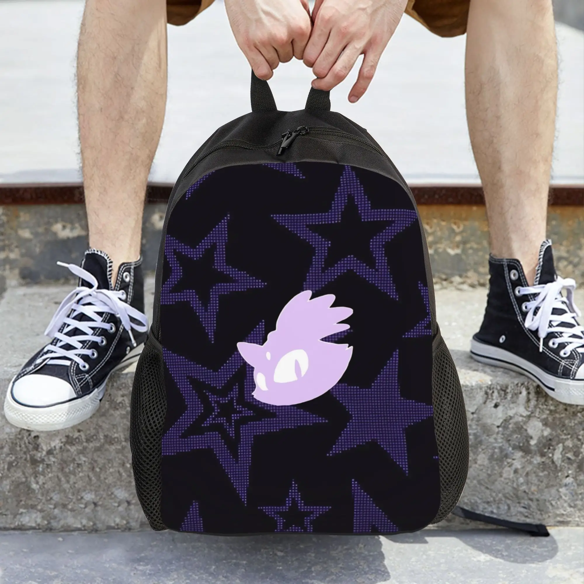 S-Shadow The Hedgehogs  Women Backpack Fashion Student School Bag   Laptop Backpack Boys Girls Travel Rucksack