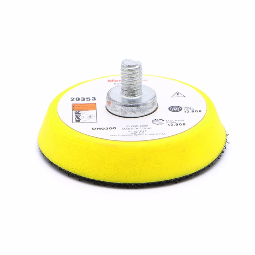 50mm 3mm Sanding Pad Sander Disc Polishing Pad Backer Plate Shank Fit 12000 RPM Electric Grinder Rotary Tool