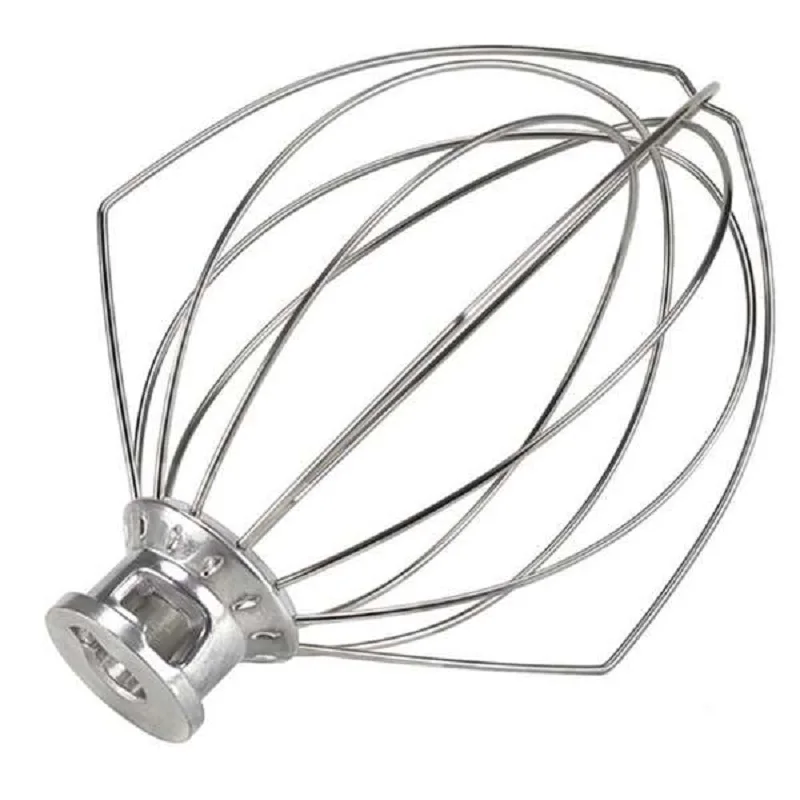 K5AWW Wire Whip Steel Wire Whisk Stainless Steel Egg Beater Mixer Mixing Head 5QT for American KitchenAid