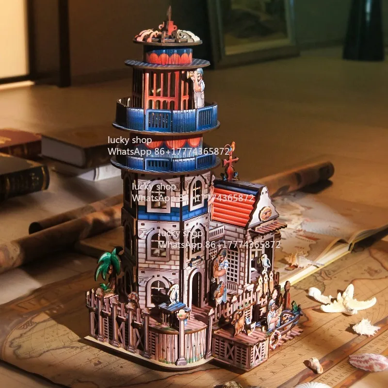 

Elderly Sea Assembly Mini Model Kit, Creative and Interesting Gift for Friends