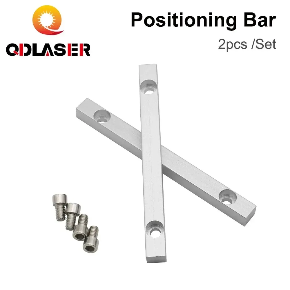 QDLASER آلة وسم المنضدة تحديد المواقع بار 2 قطعة Dia.6mm + 4 قطعة المسمار تحديد المواقع DIY بها بنفسك Co2 آلة الحفر بمناسبة #4