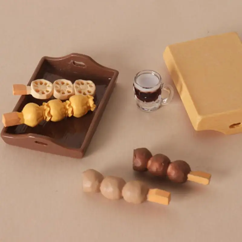 Dollhouse 1:12 Scale Fast Food Packaging Includes 5 Sets of Realistic Bread Cookie Boxes