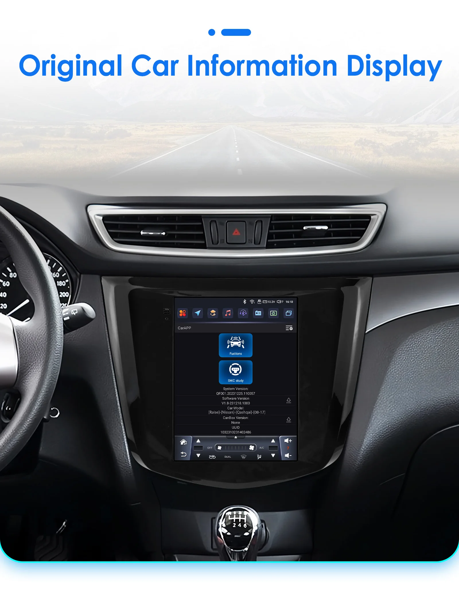 Hizpo For Tesla Style Android Auto Radio For Nissan Qashqai J11 X-Trail 3 T32 2013 -2017 Carplay 4G Car Multimedia GPS Autoradio