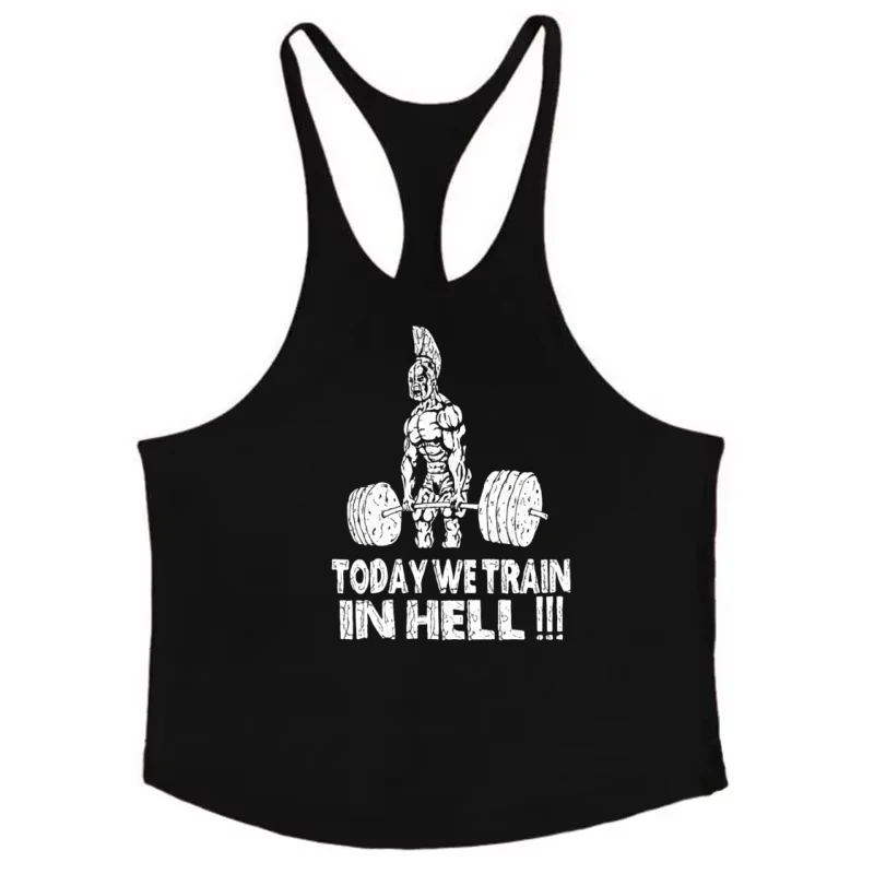Men's Gym Stringer Tank Top, High Stretch Moisture-Wicking Vest, Quick-Dry Slim-Fit Breathable Sleeveless Muscle Tank for Gym