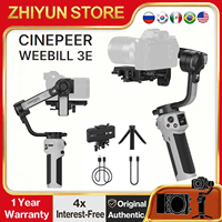 ZHIYUN CINEPEER WEEBILL 3E 3-Axis Handheld Camera Gimbal 3KG Payload Native Vert Shoot for Canon/Sony/Nikon DSLR Mirrorless