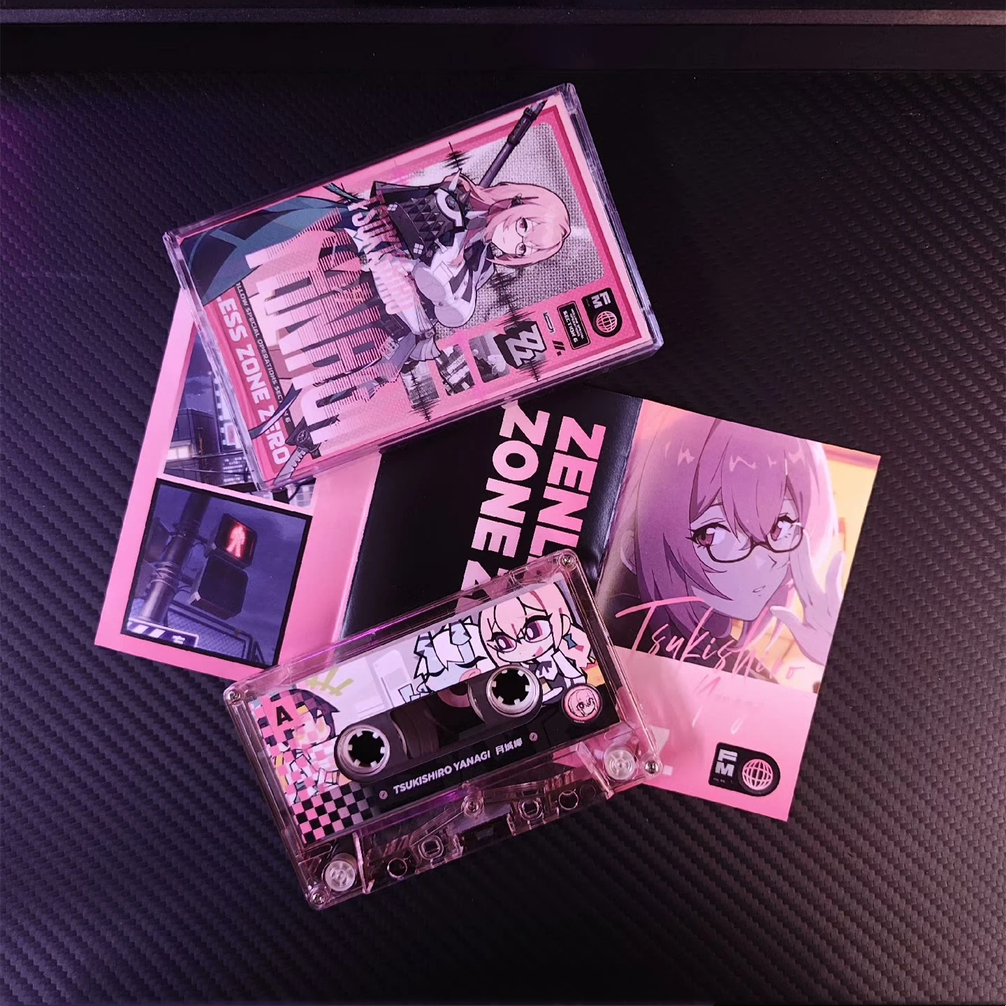 Game Zenless Zone Zero Tsukishiro Yanagi Music Tape Best OST Collection Album Cassettes Cosplay Walkman Recorder Soundtracks Box