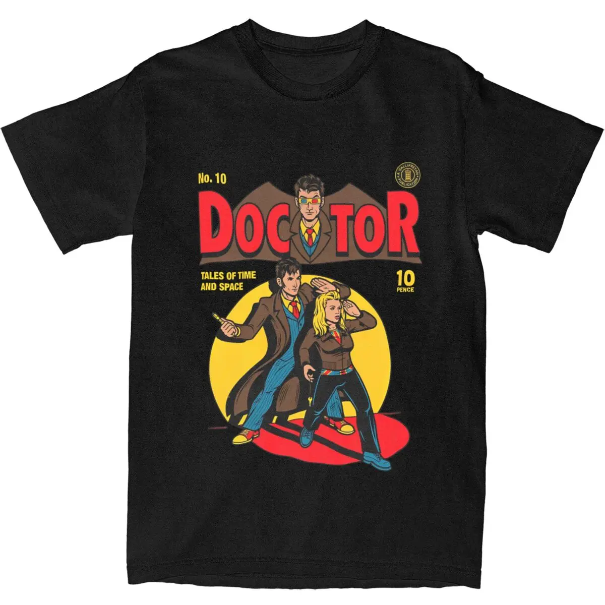 Mens T-Shirt Doctors Who T Shirts Harajuku Godfather Doctors Summer Tees Funny Loose Cotton Tops Plus Size 6XL