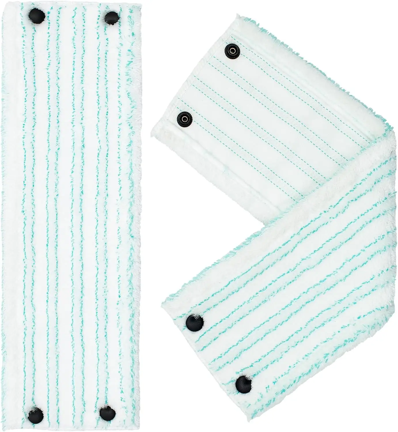 Microfibre Mop Covers for Leifheit Clean Twist M Micro Duo, Reusable Mop Pad for Effective Cleaning Across All Floor Types, 42CM