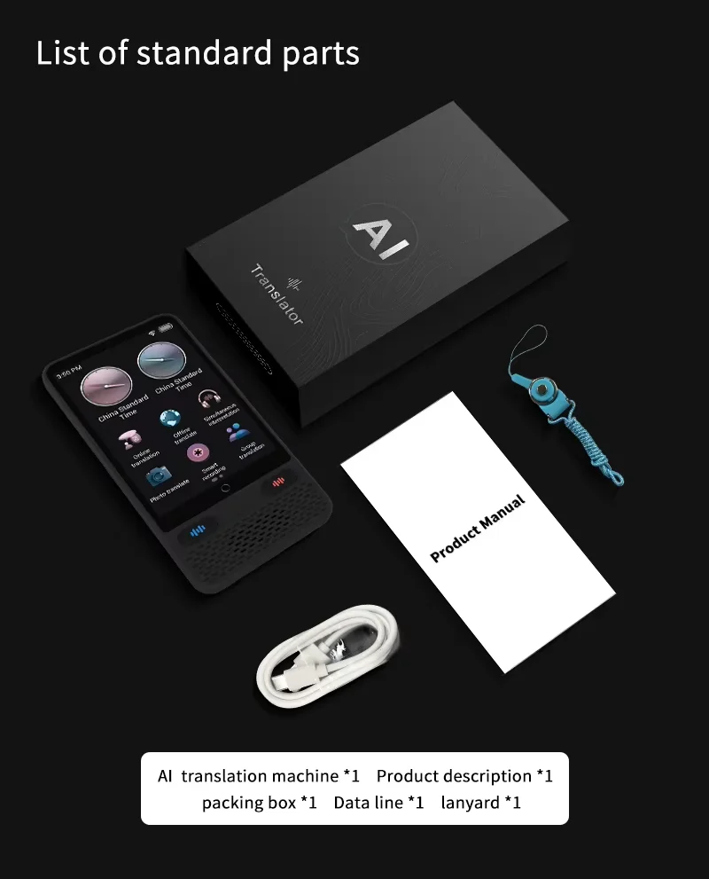 TJXL-2025 New S85 138 Languages Translator Real-Time Voice/Photo & 3.5" HD Screen - Offline Mode for Business Travel/Study Abroa