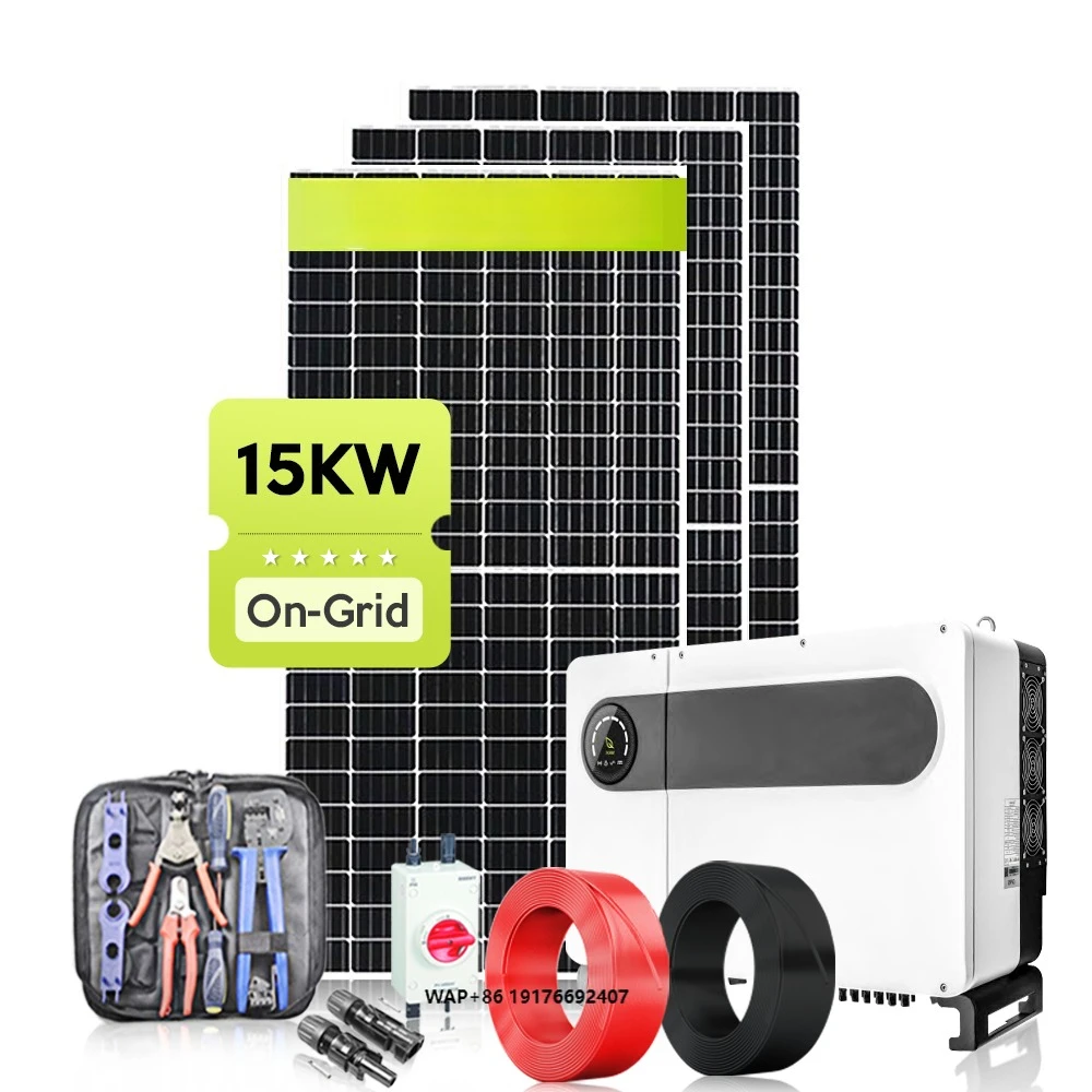 Yangtze Complete Set 15KW 20KW Solar Panels System 15000 W on Off Grid Solar System 20KW Solar Energy Home System 20KW