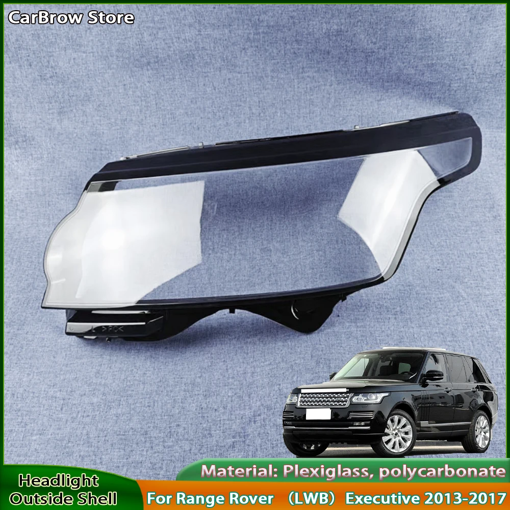 

For Land Rover Range Rover （LWB）Executive 2013-2017 Headlamps Plastic Cover Lampshade Headlight Shade Headlamp Shell