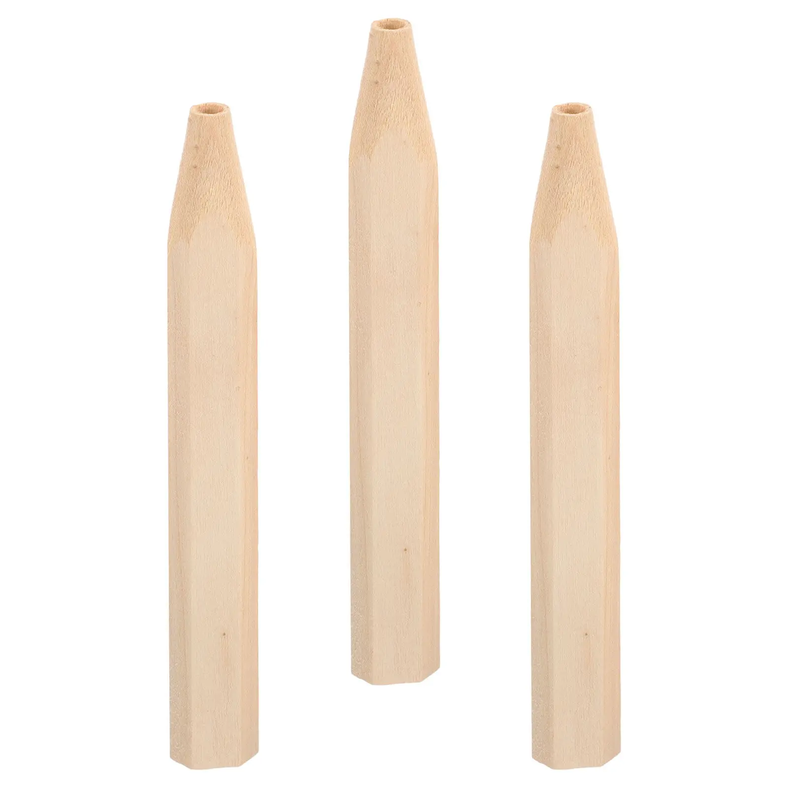 3pcs Badminton Racket Handle Repair Kit – Wooden Grip Replacement Parts for Broken Shaft Fix